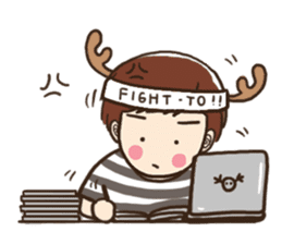 SIRI is a deer sticker #6432545