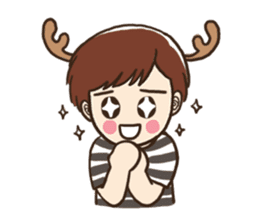 SIRI is a deer sticker #6432546