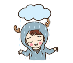 SIRI is a deer sticker #6432553