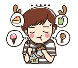 SIRI is a deer sticker #6432556