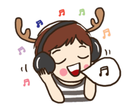 SIRI is a deer sticker #6432557