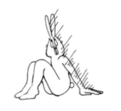 USAGI like human sticker #6432651