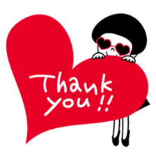 Girl with sunglasses sticker #6433814