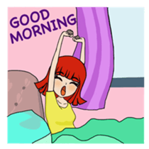 Noo Nui and Gals Gang on school holiday sticker #6433933