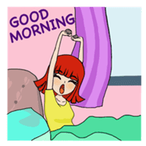 Noo Nui and Gals Gang on school holiday sticker #6433933