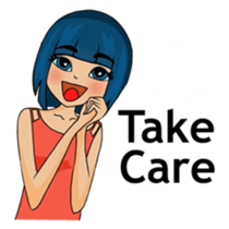 Noo Nui and Gals Gang on school holiday sticker #6433946