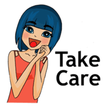 Noo Nui and Gals Gang on school holiday sticker #6433946