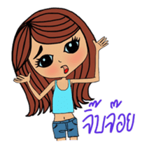 Colorful and cheerful girls and boys sticker #6434442