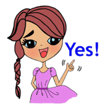 Colorful and cheerful girls and boys sticker #6434444