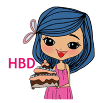 Colorful and cheerful girls and boys sticker #6434455