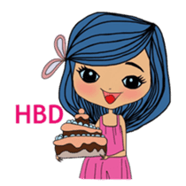 Colorful and cheerful girls and boys sticker #6434455