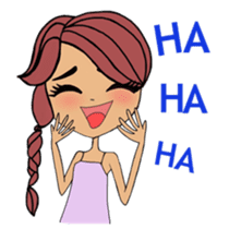 Colorful and cheerful girls and boys sticker #6434460