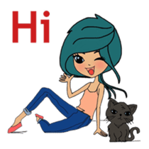 Colorful and cheerful girls and boys sticker #6434464