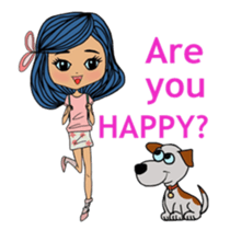 Colorful and cheerful girls and boys sticker #6434469