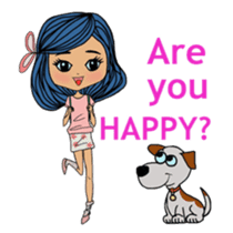 Colorful and cheerful girls and boys sticker #6434469