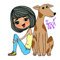 Colorful and cheerful girls and boys sticker #6434471