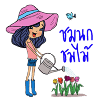 Colorful and cheerful girls and boys sticker #6434475