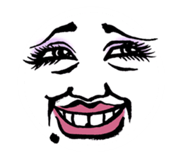 Reaction of the woman face sticker #6434560