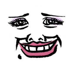 Reaction of the woman face sticker #6434561