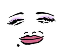 Reaction of the woman face sticker #6434563