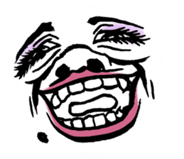 Reaction of the woman face sticker #6434566