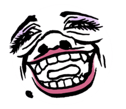 Reaction of the woman face sticker #6434566