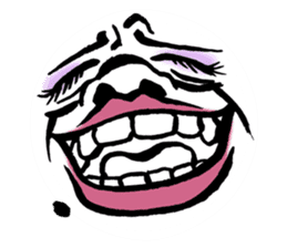 Reaction of the woman face sticker #6434567