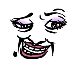 Reaction of the woman face sticker #6434571