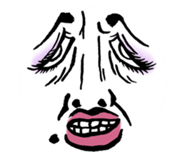 Reaction of the woman face sticker #6434577