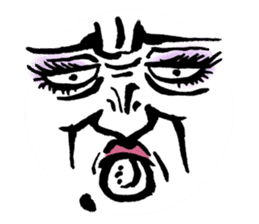 Reaction of the woman face sticker #6434580