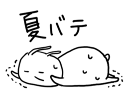 onsenusagi summer sticker #6436001