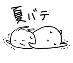 onsenusagi summer sticker #6436001