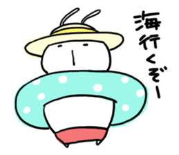 onsenusagi summer sticker #6436004