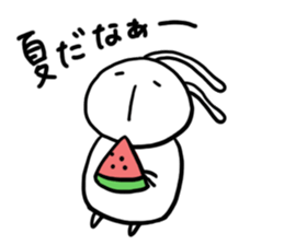 onsenusagi summer sticker #6436018