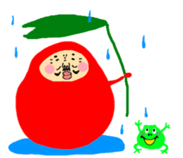 Tumbling doll DARUMA The second sticker #6436290