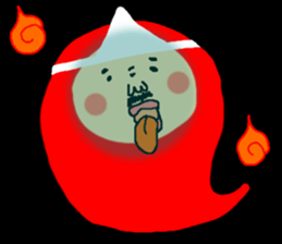 Tumbling doll DARUMA The second sticker #6436297