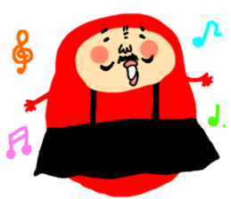 Tumbling doll DARUMA The second sticker #6436305