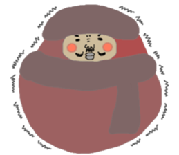 Tumbling doll DARUMA The second sticker #6436313