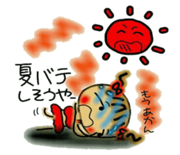 Kansai accent and summer 2! Cute MI. 4 sticker #6437247