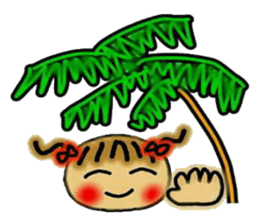 Kansai accent and summer 2! Cute MI. 4 sticker #6437272