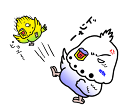 Parakeet's"HI.HU.MI" sticker #6437473