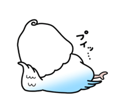 Parakeet's"HI.HU.MI" sticker #6437477