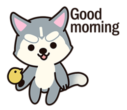 Huskies puppy(So into the cute dog) sticker #6438321