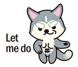 Huskies puppy(So into the cute dog) sticker #6438324