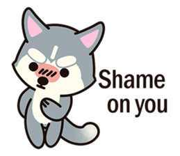 Huskies puppy(So into the cute dog) sticker #6438325
