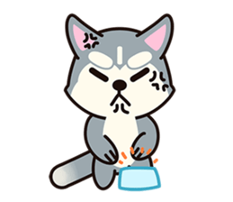 Huskies puppy(So into the cute dog) sticker #6438329