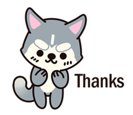 Huskies puppy(So into the cute dog) sticker #6438332