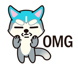 Huskies puppy(So into the cute dog) sticker #6438334