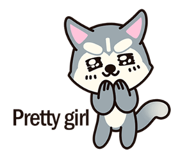 Huskies puppy(So into the cute dog) sticker #6438336