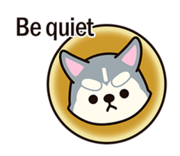 Huskies puppy(So into the cute dog) sticker #6438338